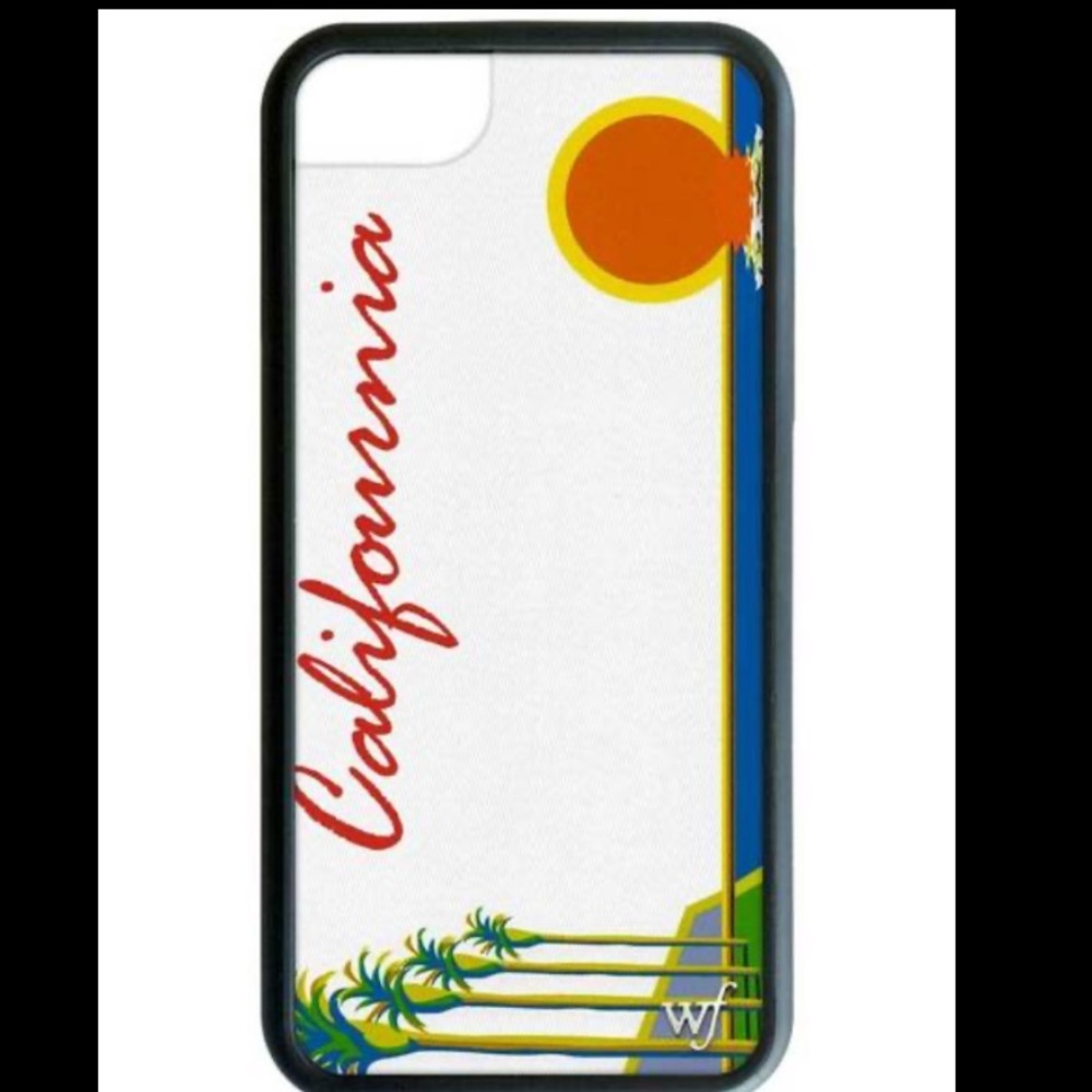 Rare wildflower license plate phone case iphone 8+
